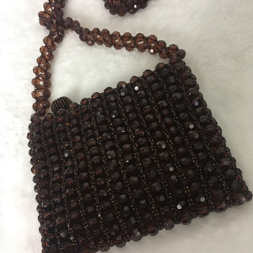 Beaded Small Purse Bag Vintage Great Condition - Picture 3 of 8